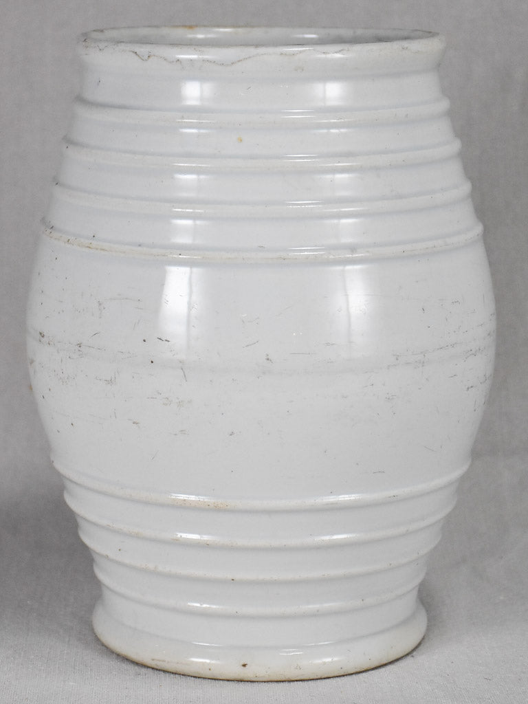 Antique French mustard pot "Diaphane" 10¾"