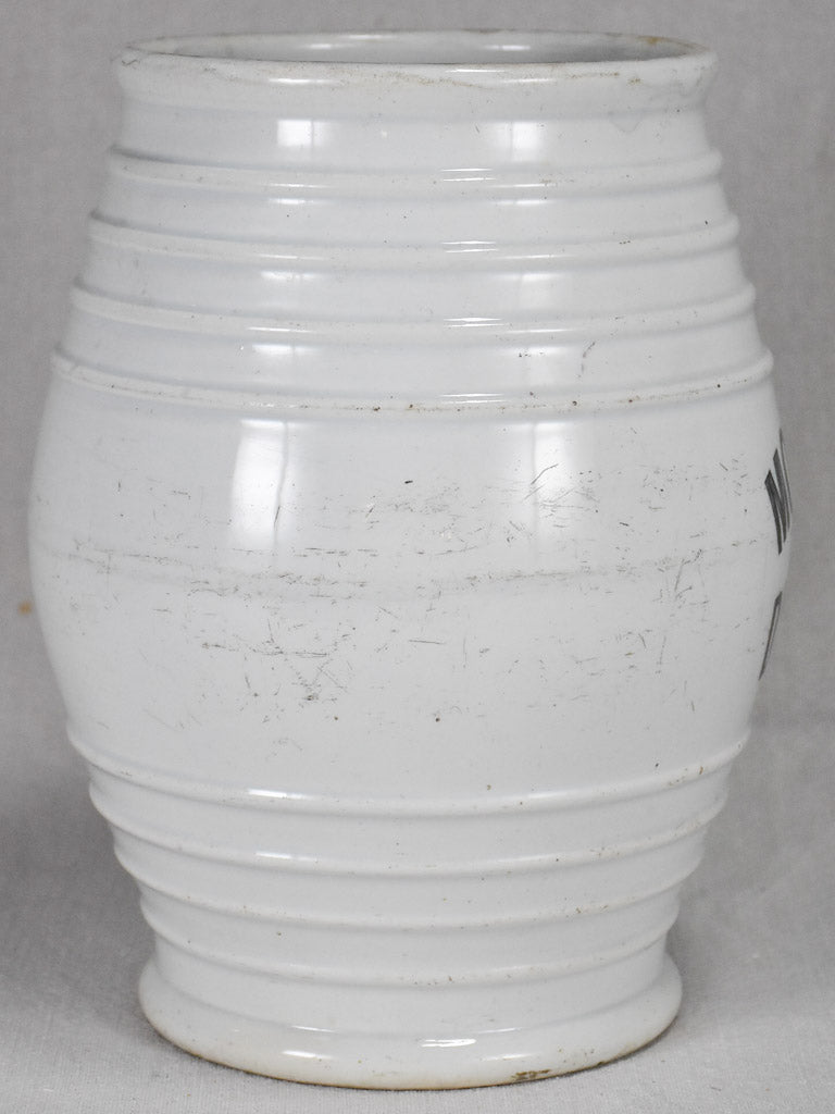 Antique French mustard pot "Diaphane" 10¾"