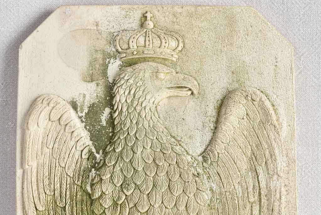 French plaster mold - Napoleon's coat of arms
