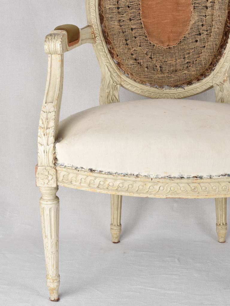 Pair of rustic 19th century French armchairs