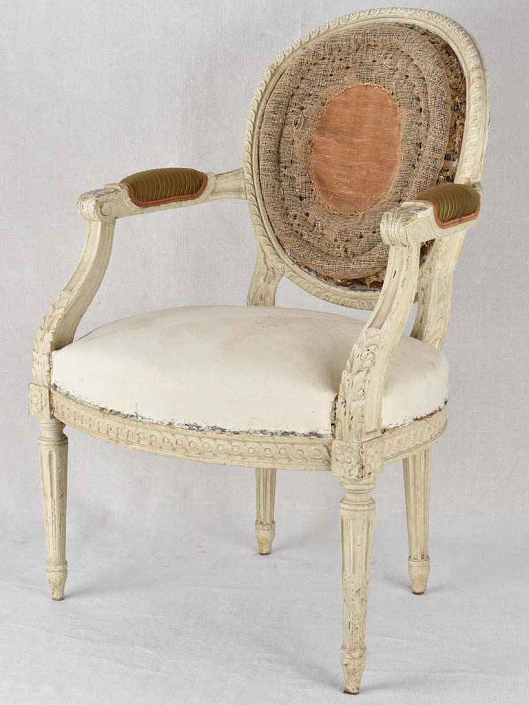 Pair of rustic 19th century French armchairs