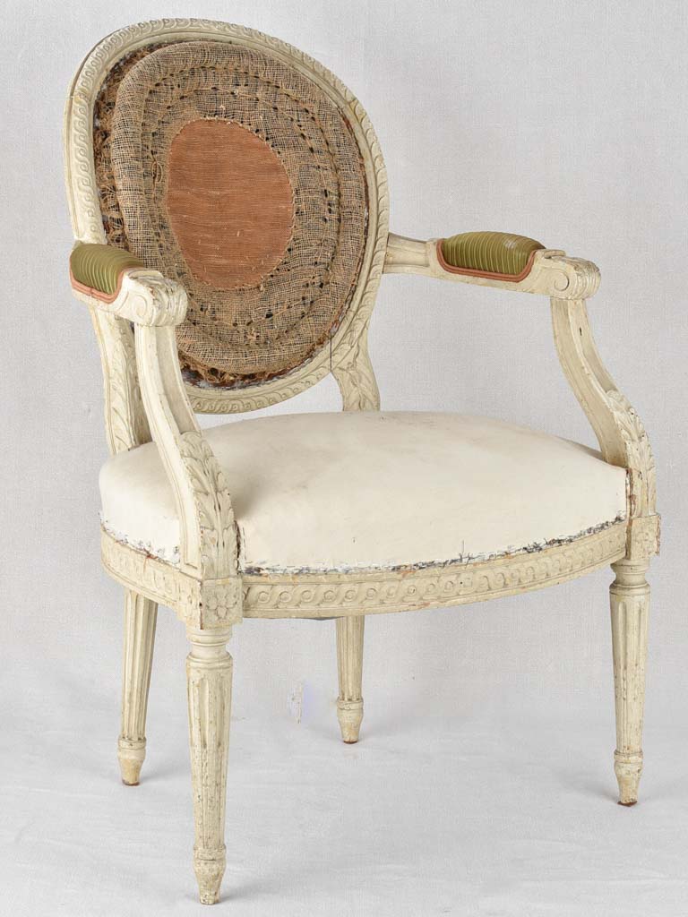 Pair of rustic 19th century French armchairs
