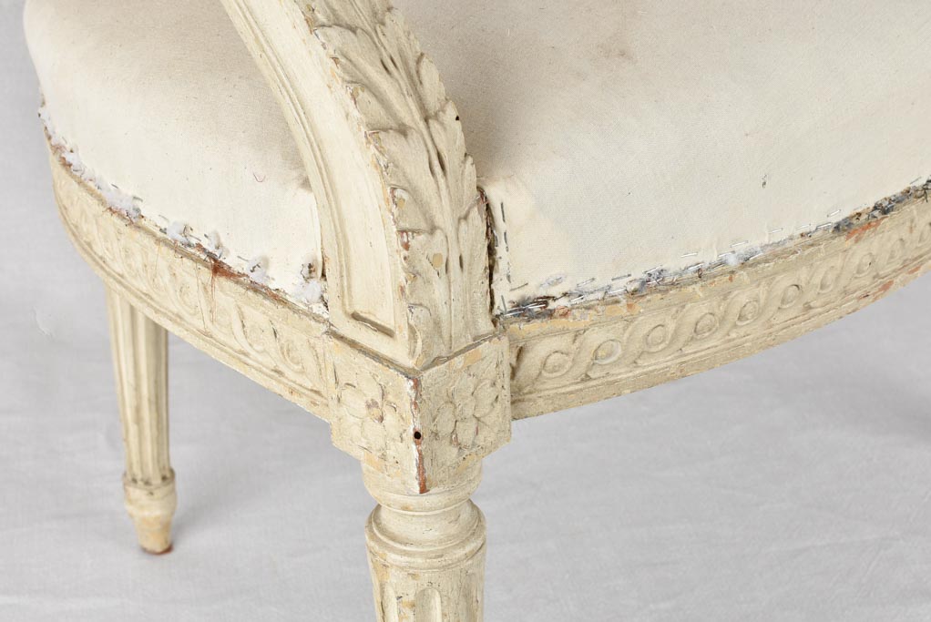 Pair of rustic 19th century French armchairs