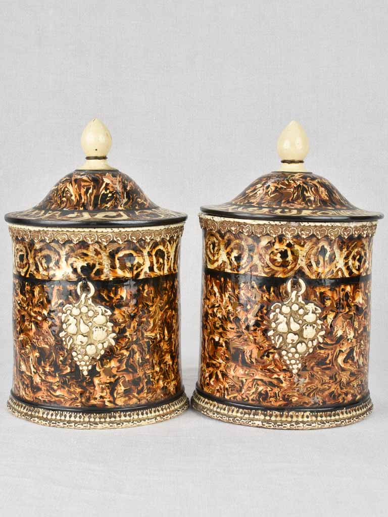 Rare Pichon Uzes Museum-Quality Jars