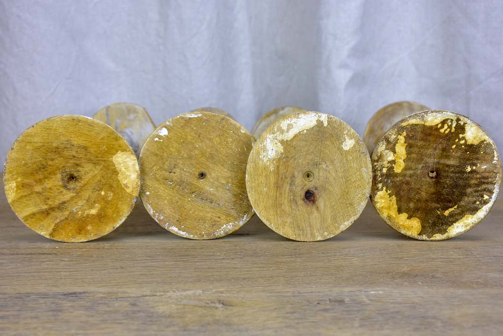 Collection of four rustic vintage candlesticks