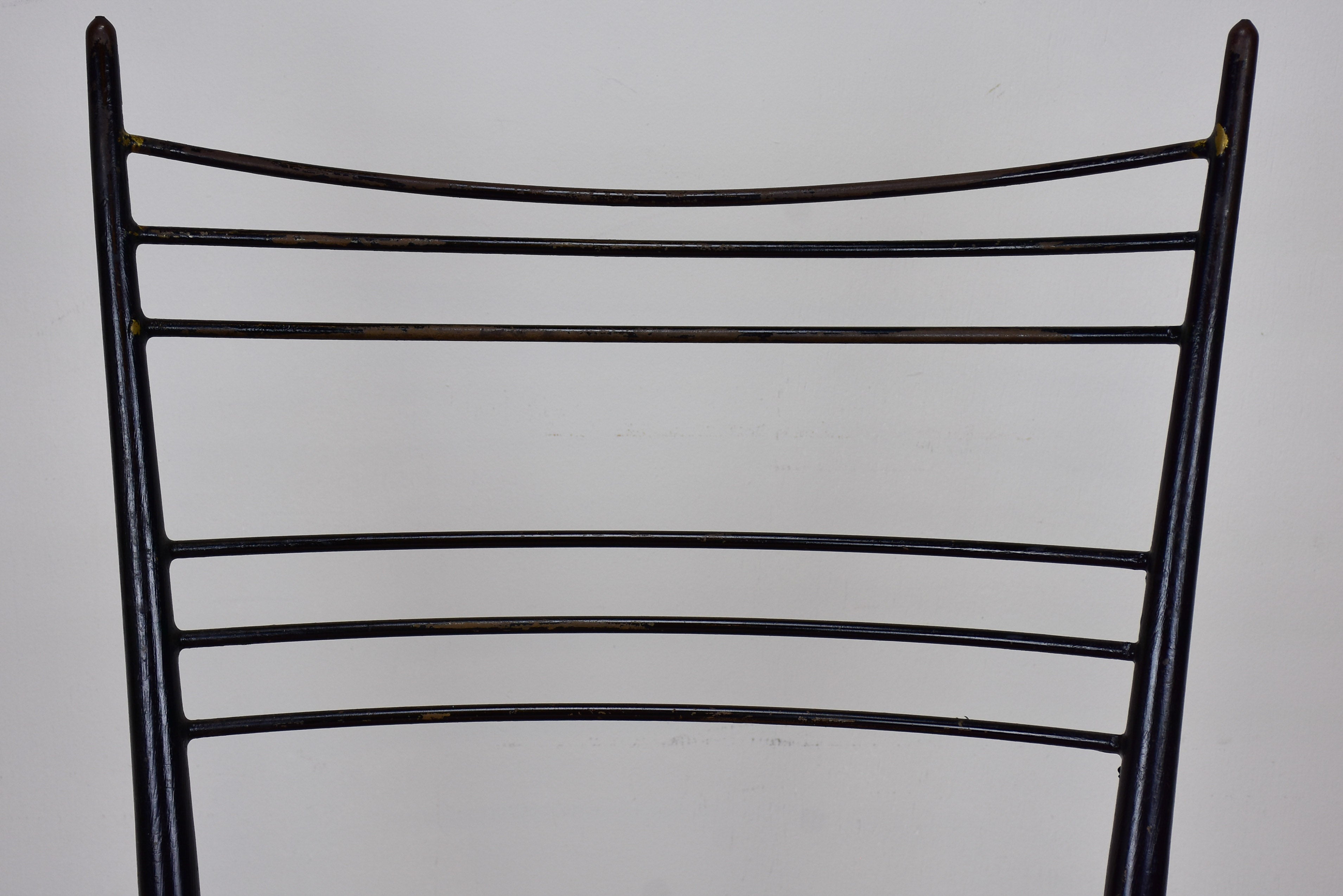 Six mid-century modern Colette Gueden dining chairs