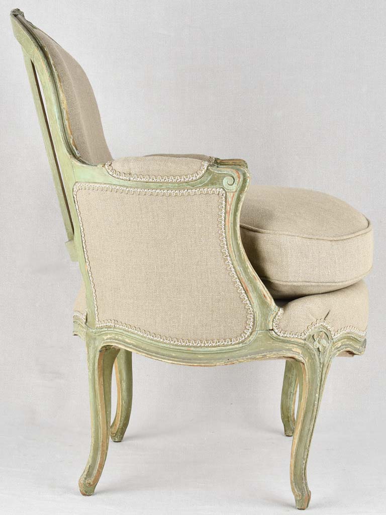 Dainty Louis XV armchair from the 19th century