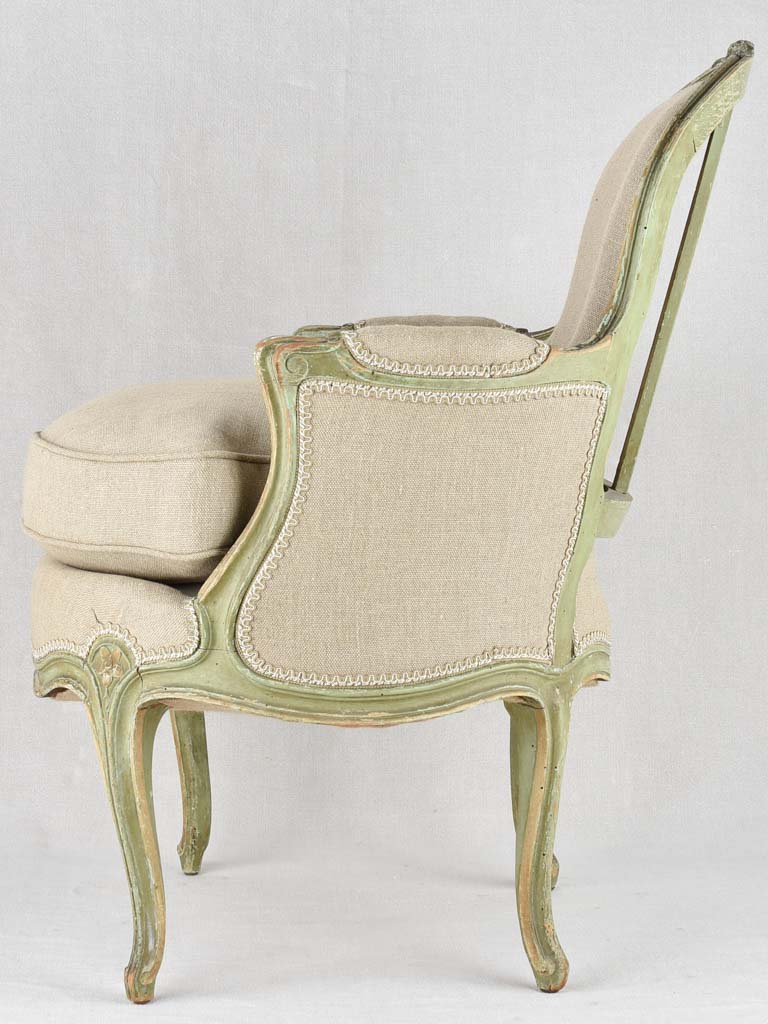 Dainty Louis XV armchair from the 19th century