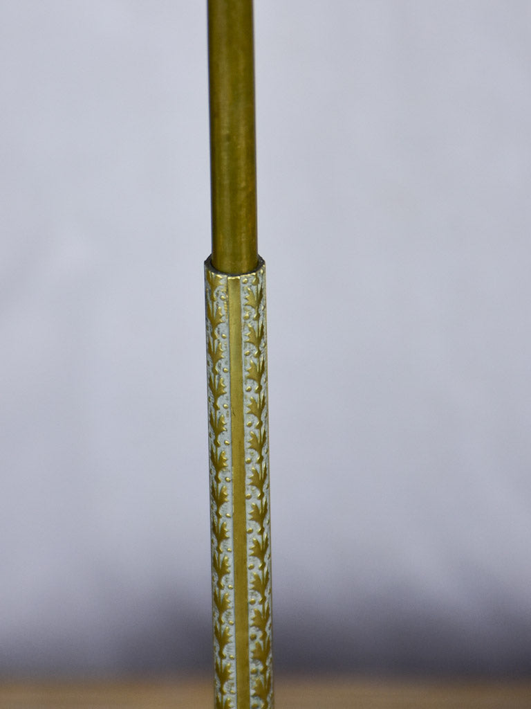 Pair of adjustable antique French hat stands