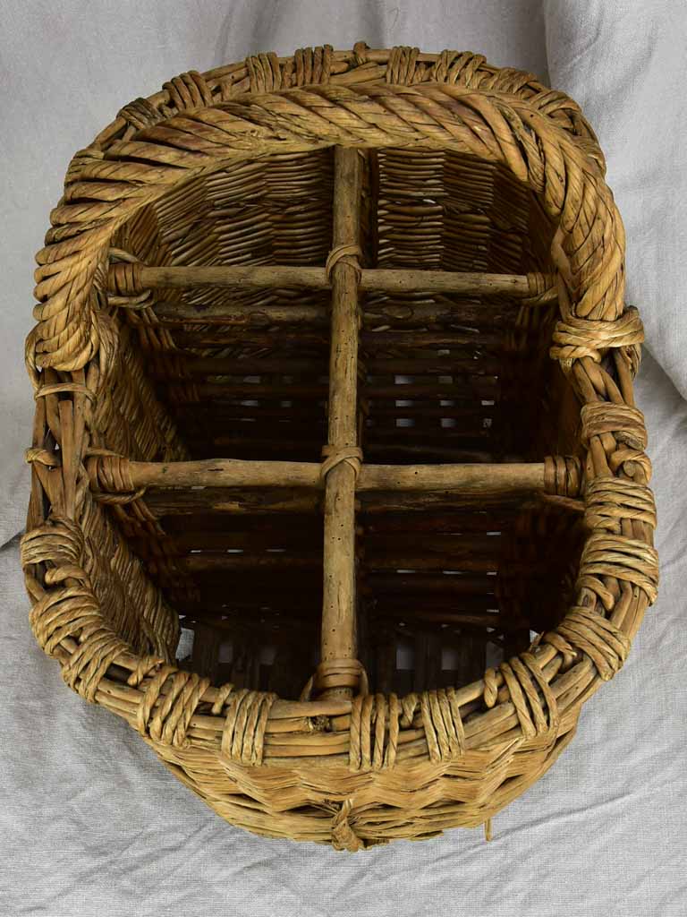 Late 19th Century French basket for bottles - from Champagne