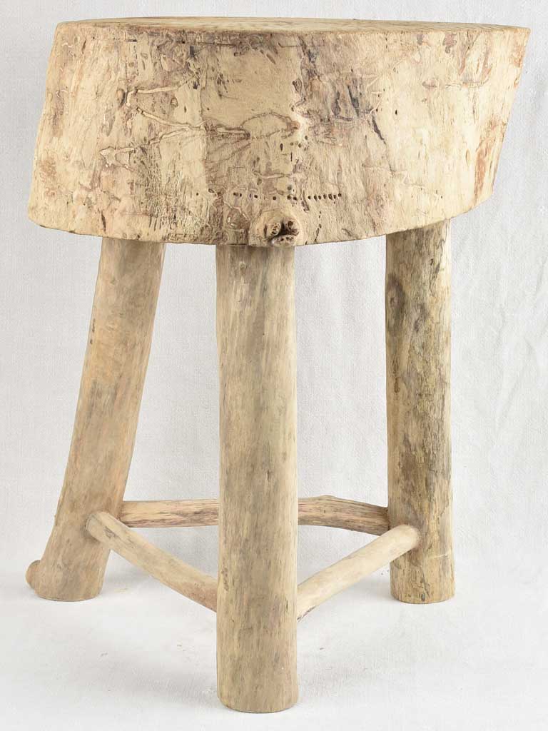 Large Primitive driftwood table / pedestal 26½"