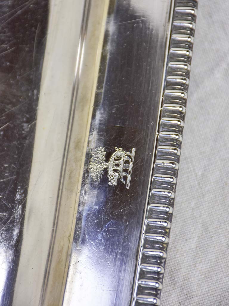 Early 19th Century Old Sheffield silver mazarine drainer tray