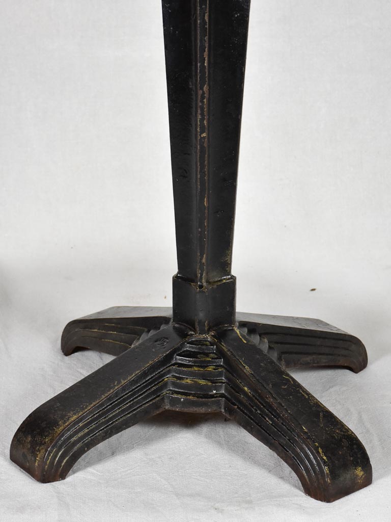 Art Deco bistro table - cast iron and Bakelite