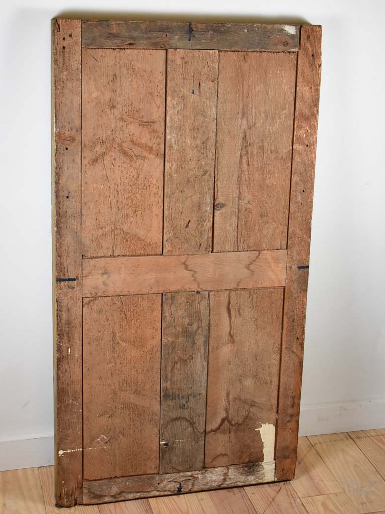 Large early 19th-century Restauration mirror with two panes 27¼" x 50"
