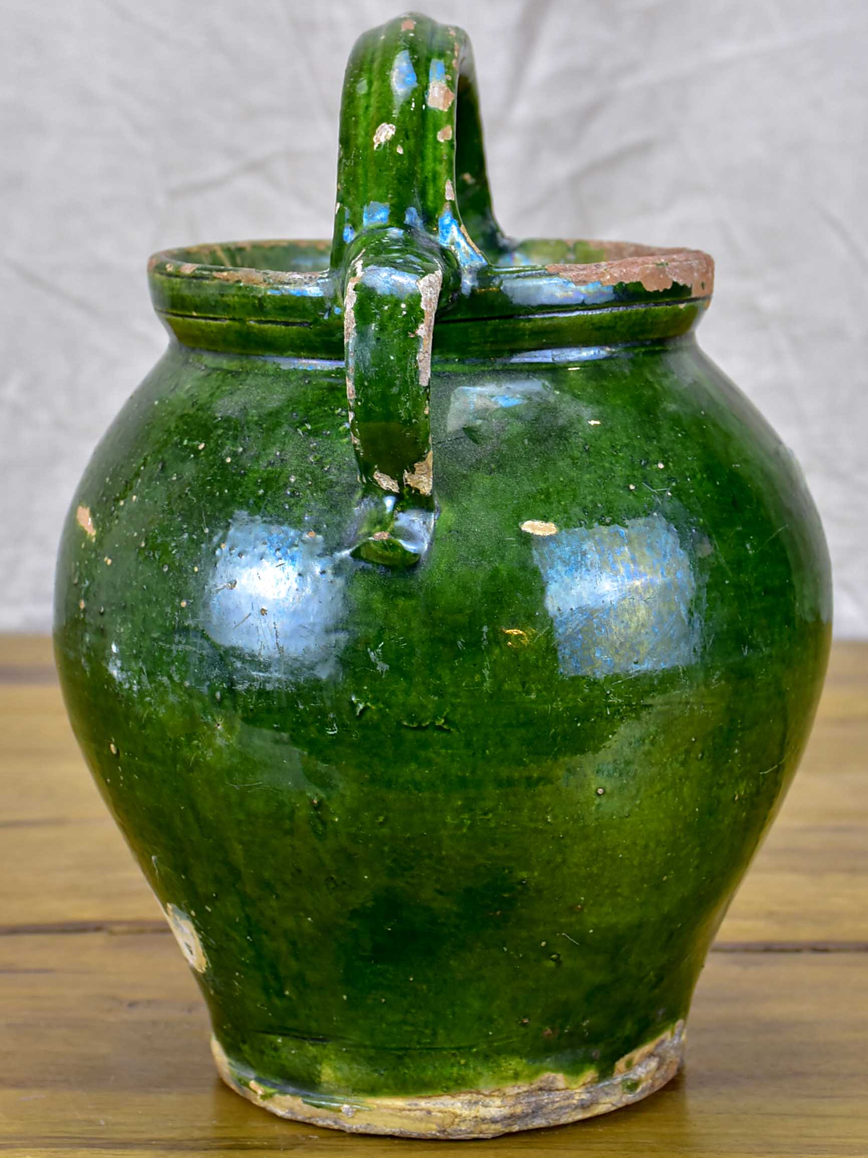 19th Century green water jug