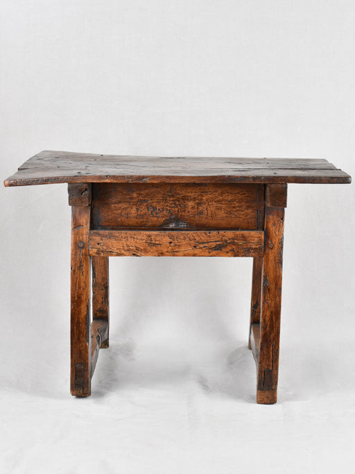 Primitive 17th century side table with drawer 36¼" x 26"