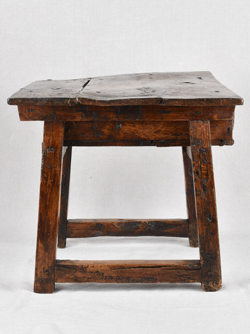 Primitive 17th century side table with drawer 36¼" x 26"