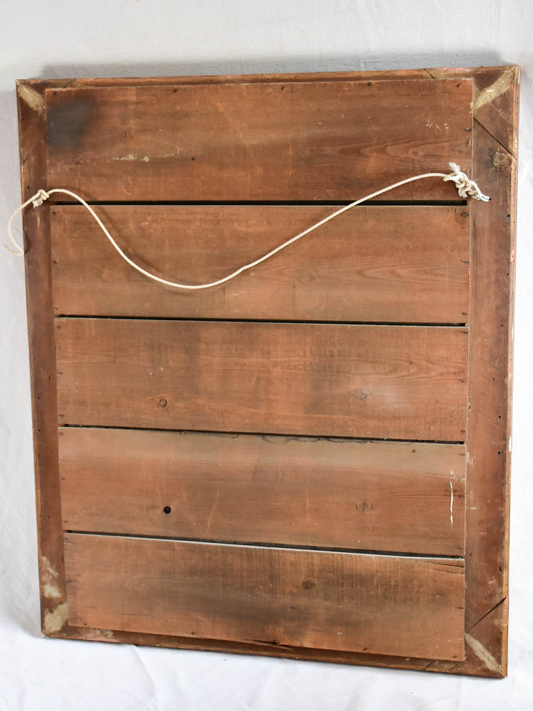 Large 19th-century Louis XVI style gilt mirror 35½" x 46½"