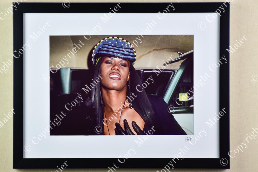Signed Grace Jones Picture by Cory Maier