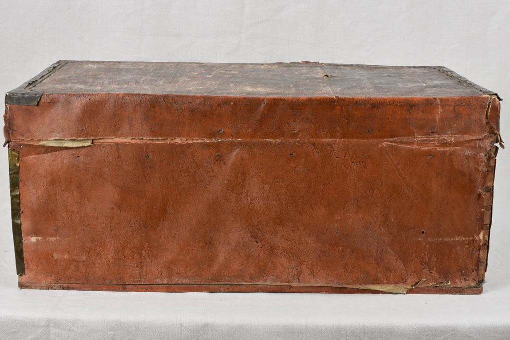 Historic Leather-Clad Camphor Chest