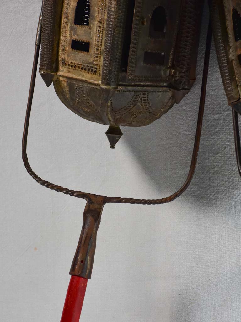 Pair of 18th-century Venetian processional church lanterns