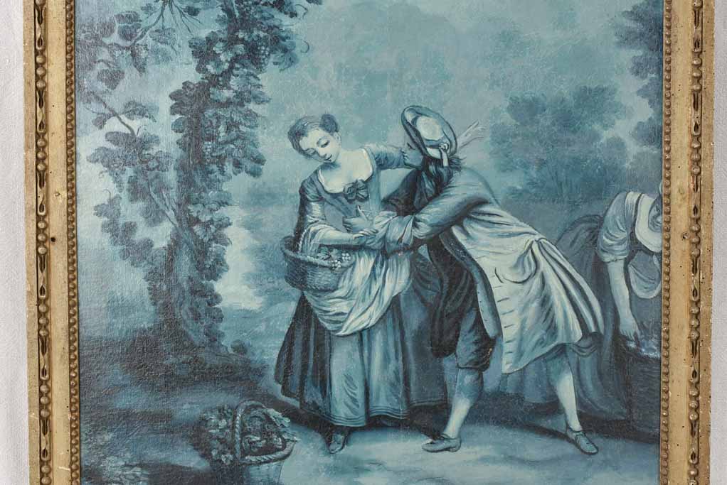 18th century Romantic Louis XVI painting 37¾" x 28¾"