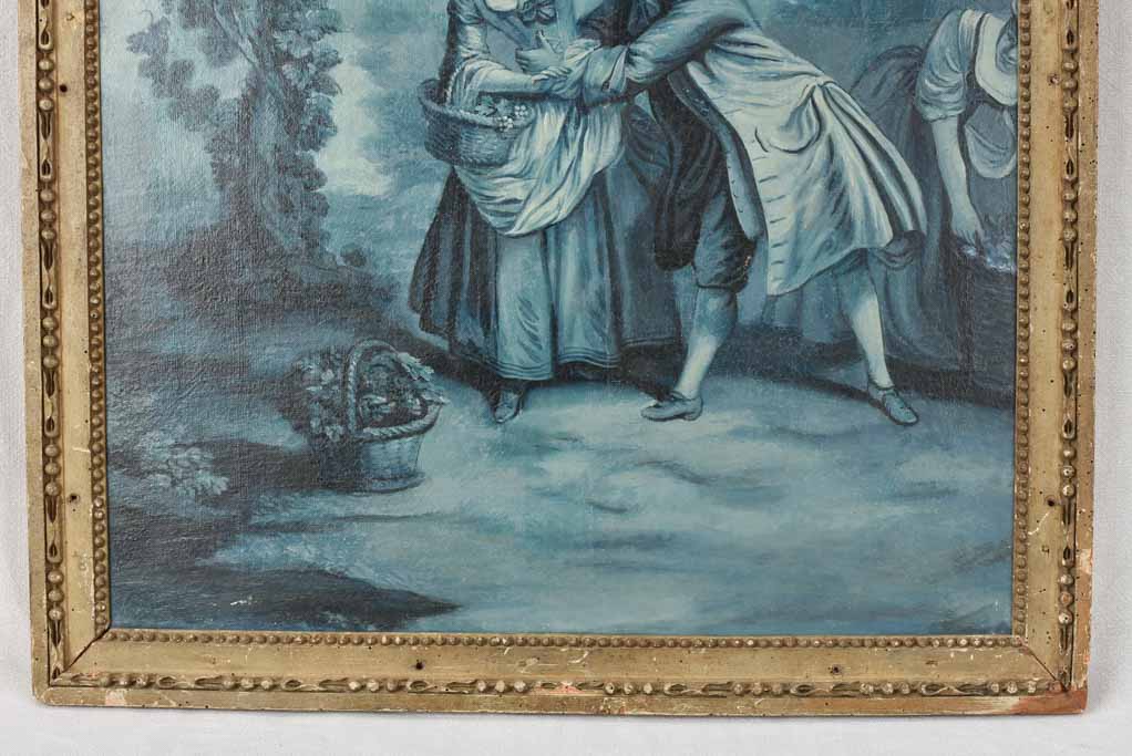 18th century Romantic Louis XVI painting 37¾" x 28¾"