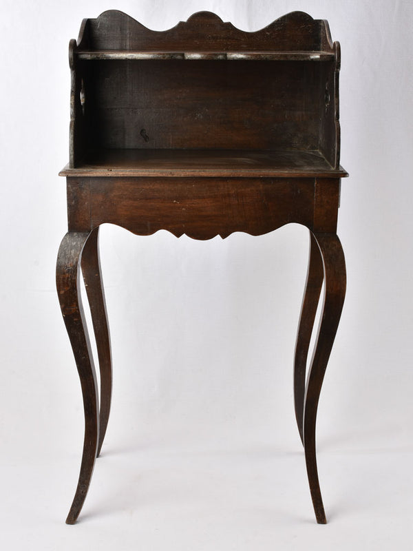 Late 19th-Century Walnut Nightstand