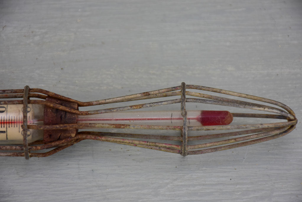 Antique French cooking thermometer for preserves