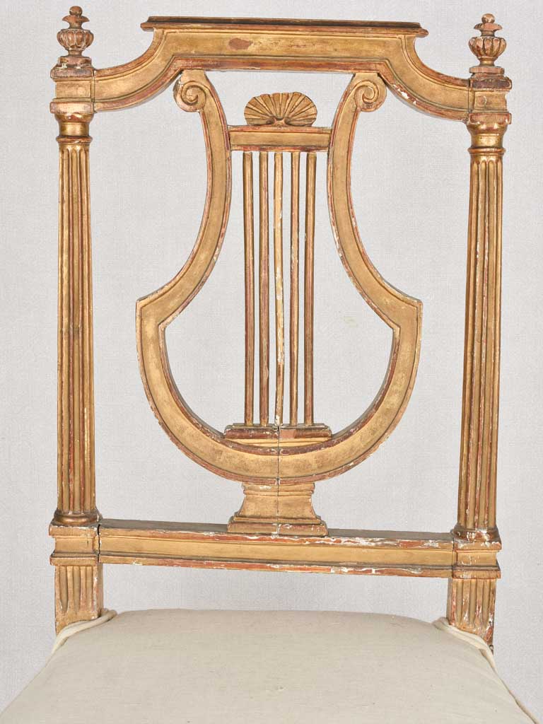 Louis XVI Lyre back chair