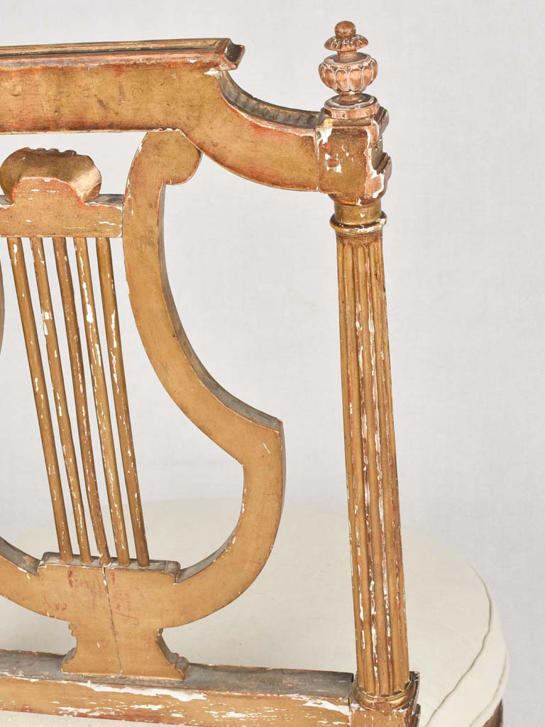 Louis XVI Lyre back chair