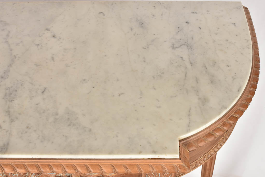 Expertly restored antique wooden console