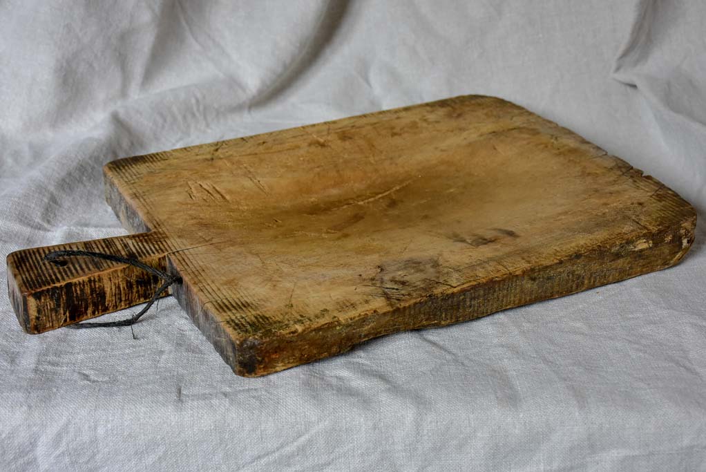 Large rustic worn antique French cutting board