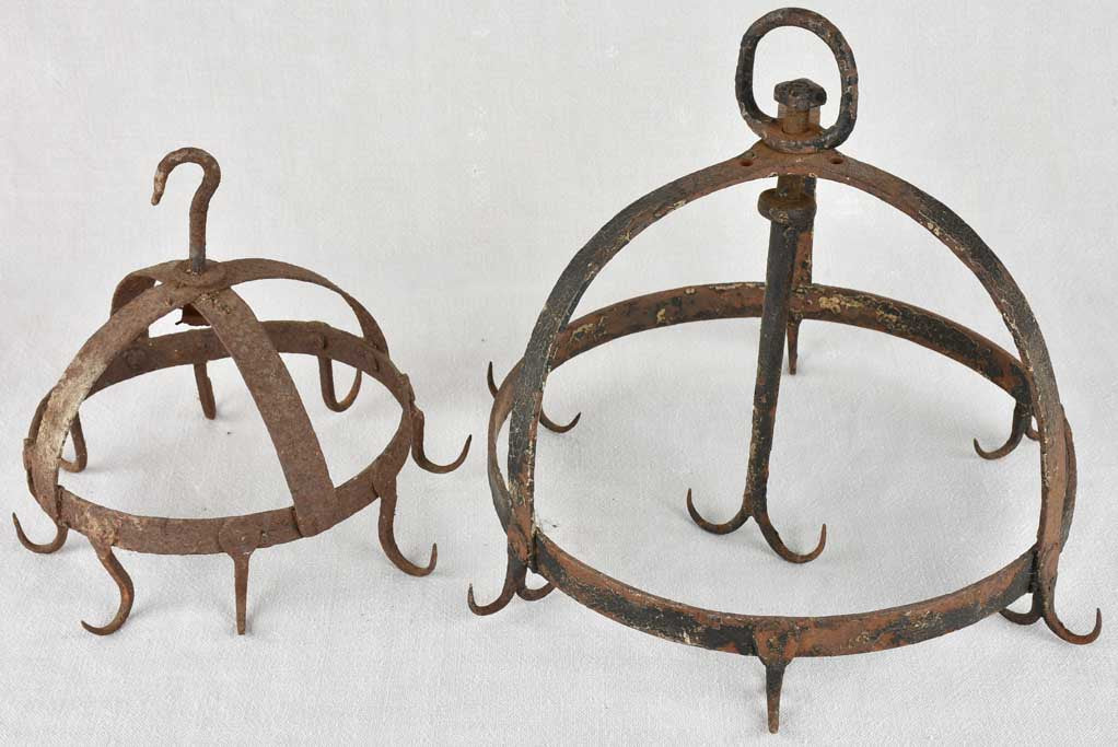 Retro-style large charcuterie shop hook