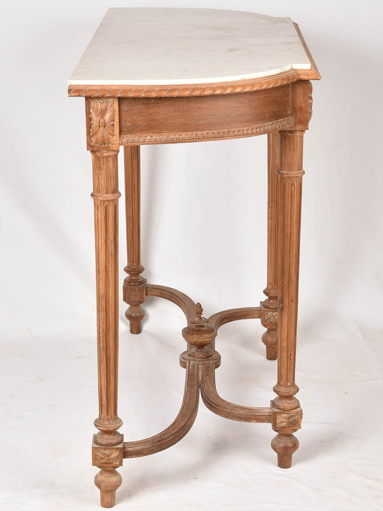 Tall, unusual Louis XVI console