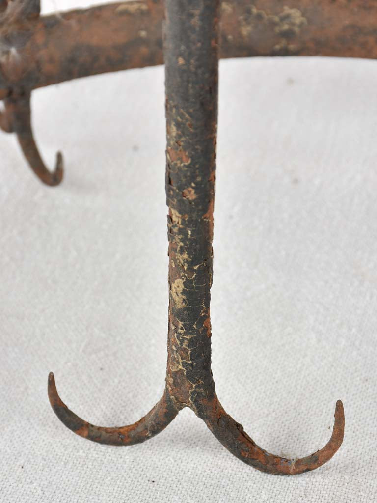 Durable wrought iron meat hook
