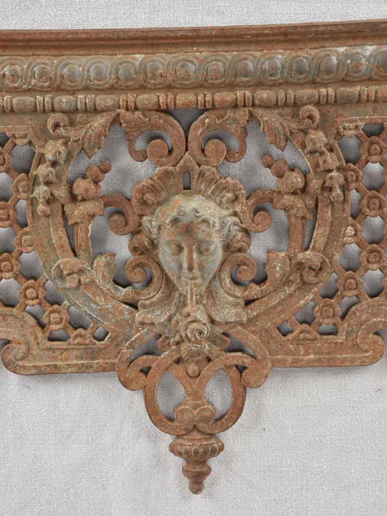 Pair of 19th century cast iron window guard rails 49½"