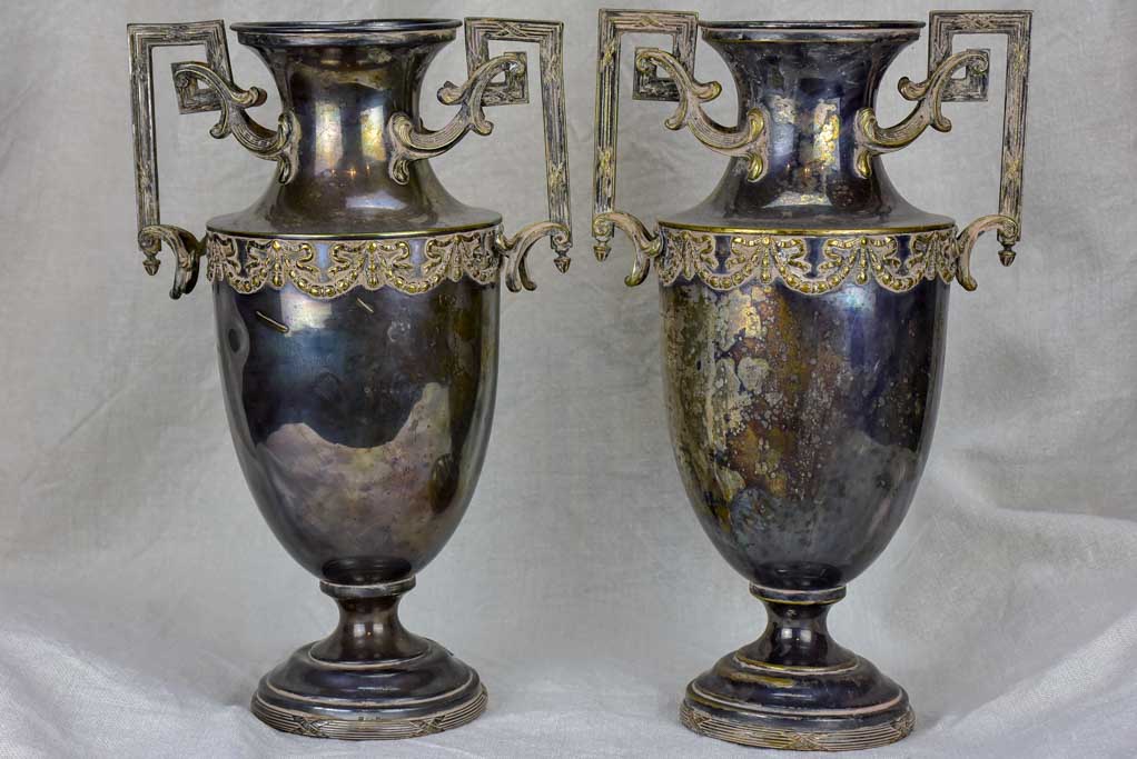 Pair of Napoleon III urns