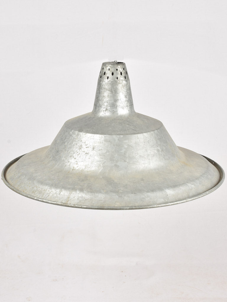2 huge industrial suspension lights 28¼"