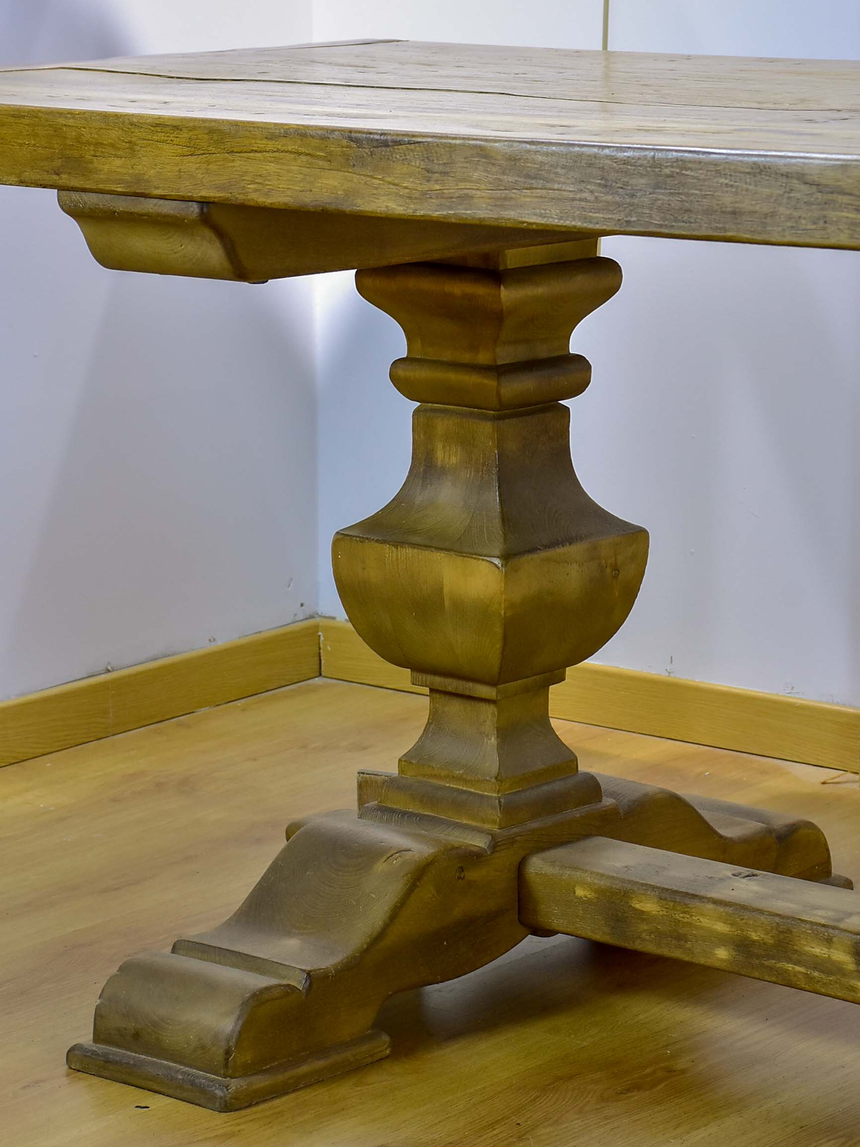 Large antique rustic French dining table