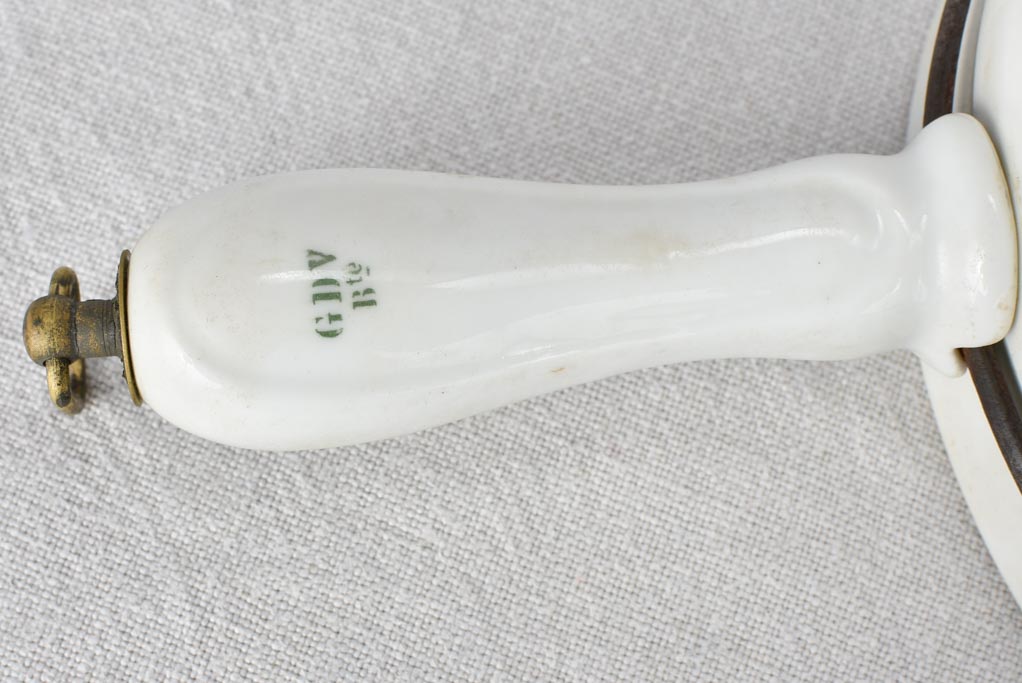 Set of 5 porcelain saucepans branded Cellinite CDV