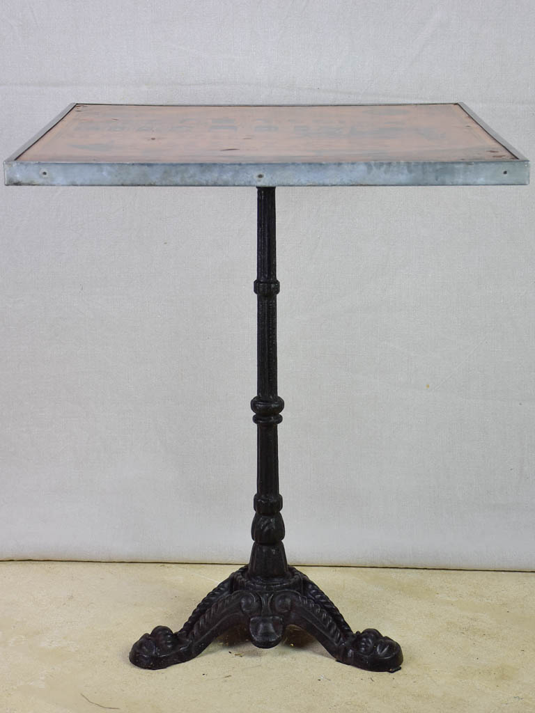 Kitsch vintage bistro table from Arles