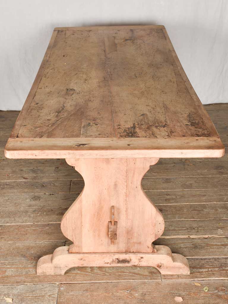 Antique oak farm table - dining table - 80¾"