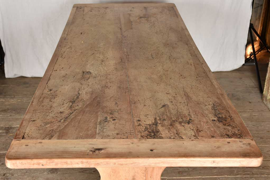 Antique oak farm table - dining table - 80¾"