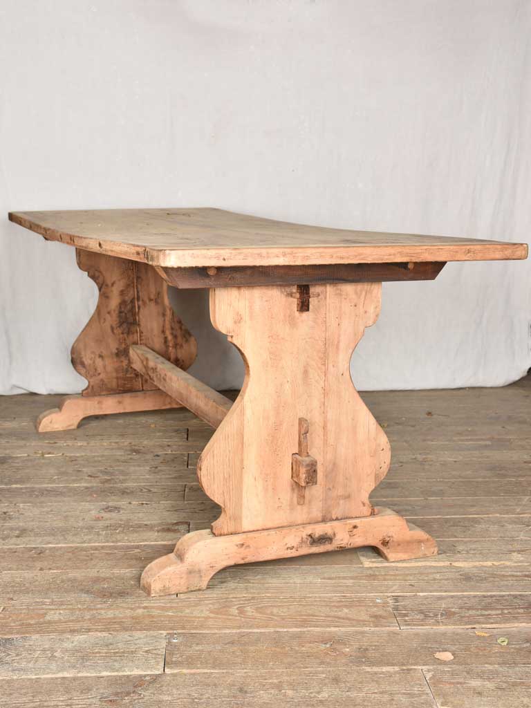Antique oak farm table - dining table - 80¾"