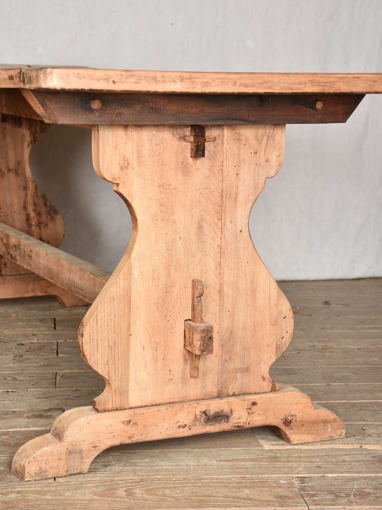 Antique oak farm table - dining table - 80¾"