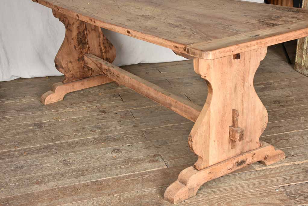 Antique oak farm table - dining table - 80¾"