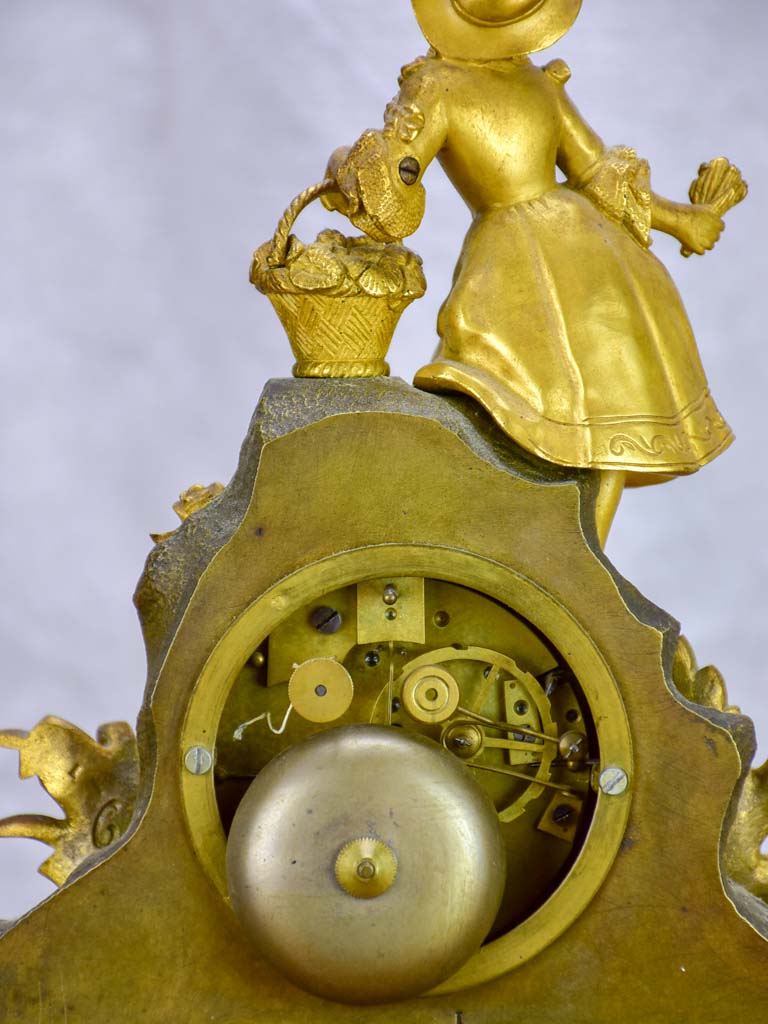 Louis XVI bronze mantle clock