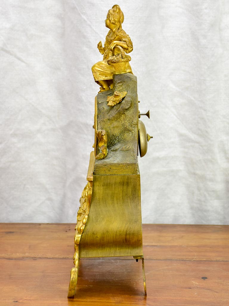 Louis XVI bronze mantle clock