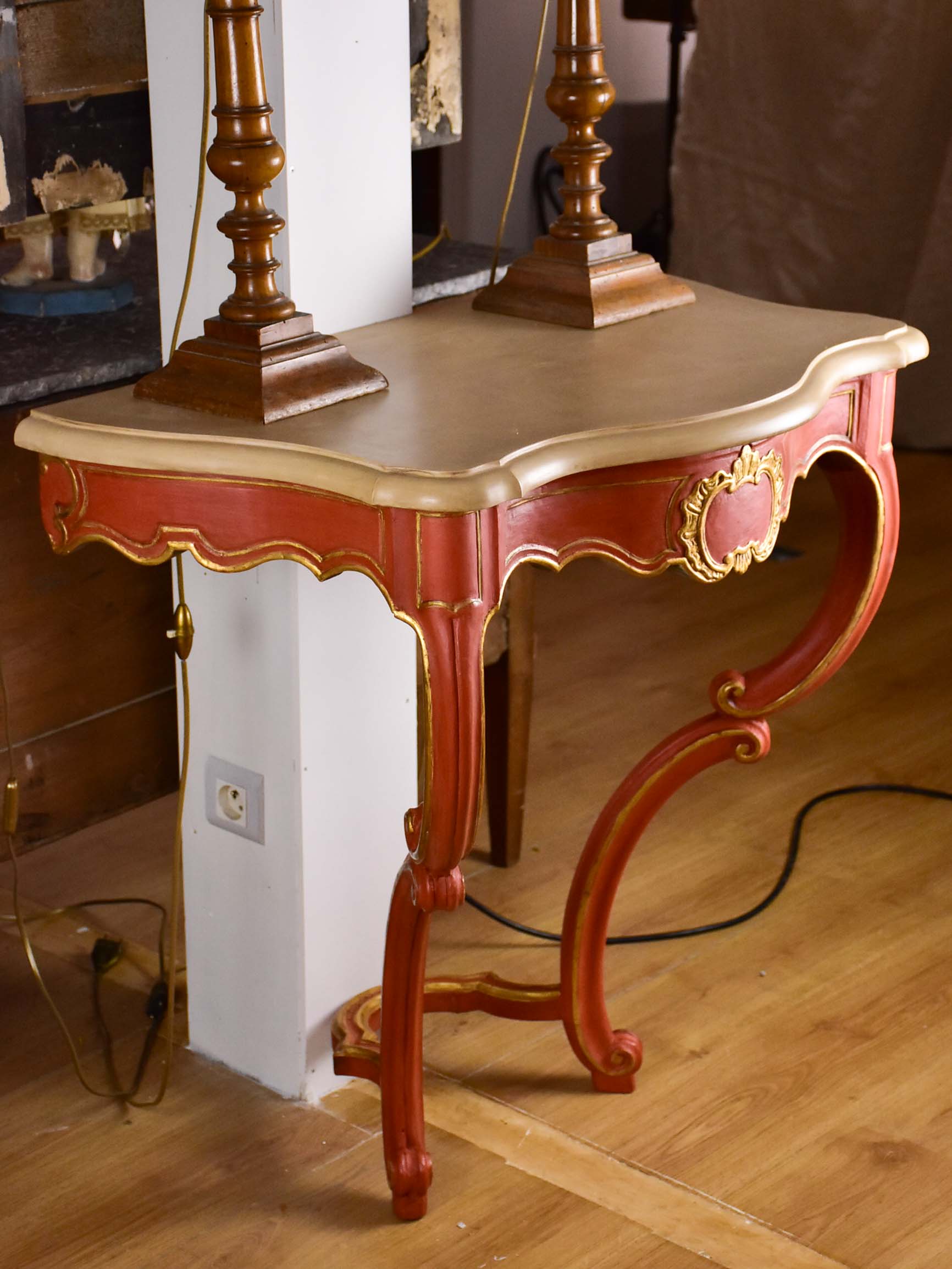 Louis XV stone console table